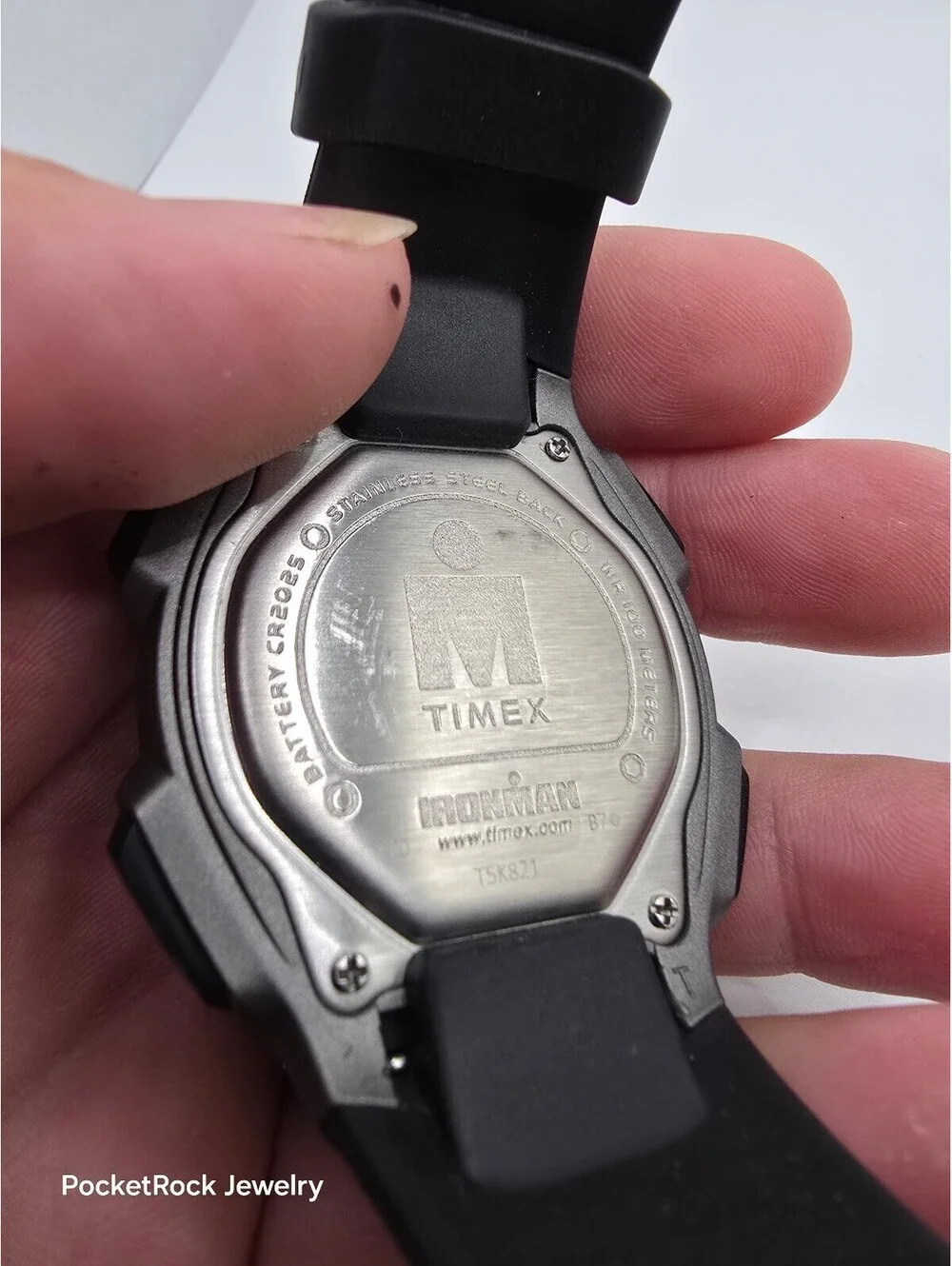 Timex Ironman Digital INDIGLO 30 Lap WR 100M Black Resin Strap
